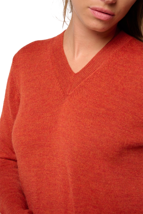 Baby Alpaca cashmere donna sydney pumpkin 2xl